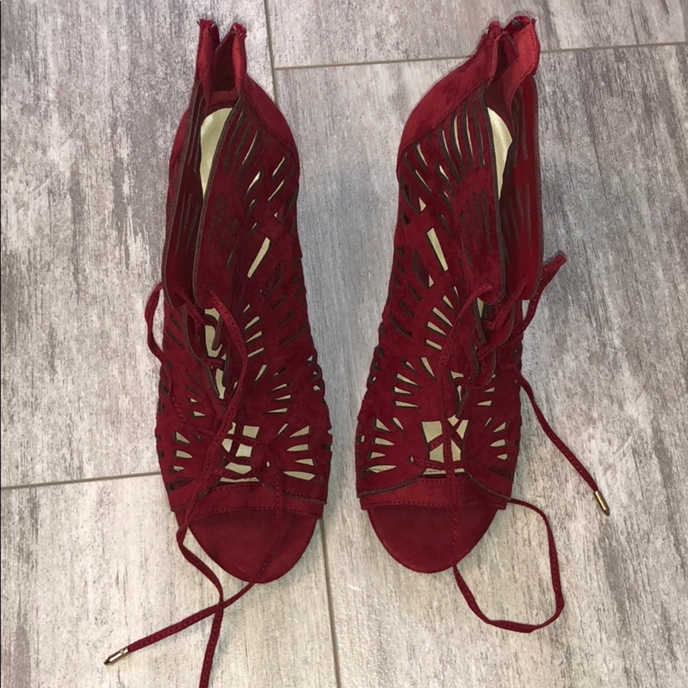 Maroon heels